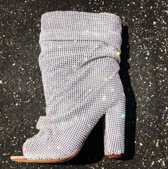 Last Size 9 💎Swarovski Rhinestone Embellished - Picture 7 of 8